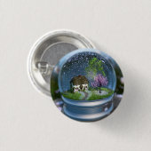 Cherry Blossom Globe Button (Vorne & Hinten)