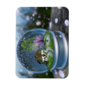 Cherry Blossom Globe Flexible Magnet (Vertikal)