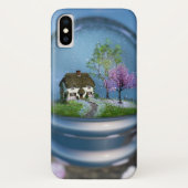 Cherry Blossom Globe iPhone Case (Rückseite)