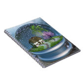 Cherry Blossom Globe-Notebook Notizblock (Rechte Seite)