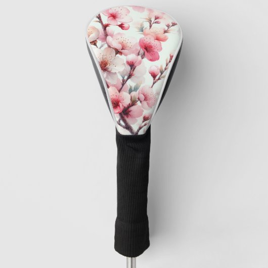 Cherry Blossom Golf Headcover (Vorderseite)