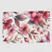 Cherry Blossom Golfhandtuch (Horizontal)