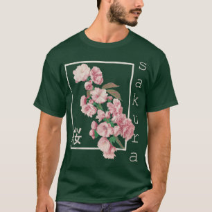 Cherry Blossom Graphic Vintag Japanisch Sakura Kan T-Shirt