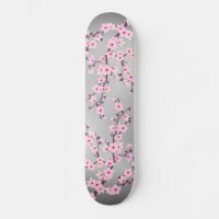 Cherry Blossom Grau Pink Asia Floral