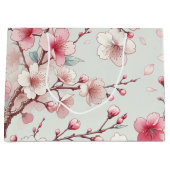 Cherry Blossom Große Geschenktüte (Vorderseite)