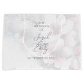 Cherry Blossom Große Hochzeitsgeschenktasche Geschenktüte (Vorderseite)