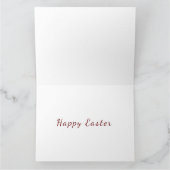 Cherry Blossom Grußkarte "Happy Oaster" Karte (Innenseite)