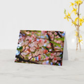 Cherry Blossom [Grußkarte] Karte (Gelbe Blume)