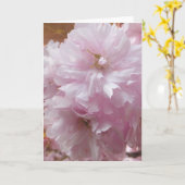 Cherry Blossom Grußkarte (Leere Innenseite) Karte (Gelbe Blume)