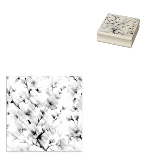 Cherry Blossom Gummistempel (Stempel)