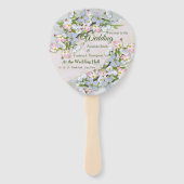Cherry Blossom Hand Fans Fächer (Vorderseite)