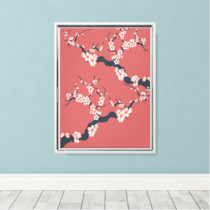 Cherry Blossom Harmonie Kunst Leinwanddruck