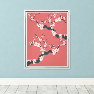 Cherry Blossom Harmonie Kunst Leinwanddruck