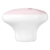 Cherry Blossom - hellrosa Keramikknauf (Seitenansicht)