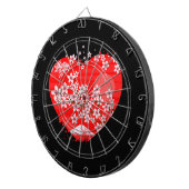 Cherry Blossom Herz Dartscheibe (Vorderseite rechts)