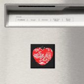 Cherry Blossom Herz Magnet (In Situ (Geschirrspüler))