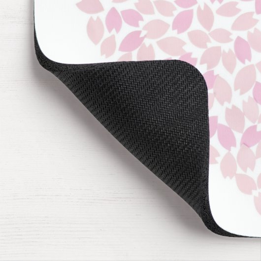 Cherry Blossom Herz Mousepad (Ecke)