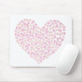 Cherry Blossom Herz Mousepad (Mit Mouse)