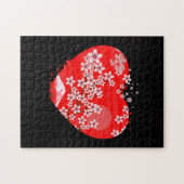 Cherry Blossom Herz Puzzle (Horizontal)