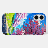Cherry Blossom Hills - Anime Spring Landschaft Case-Mate iPhone Hülle (Rückseite (Horizontal))
