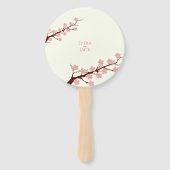 Cherry Blossom Hochzeit Fächer (Vorderseite)