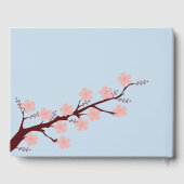 Cherry Blossom Hochzeit Gästebuch (Rückseite)