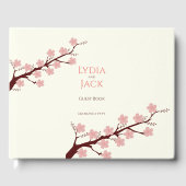 Cherry Blossom Hochzeit Gästebuch (Vorderseite)