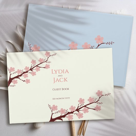 Cherry Blossom Hochzeit Gästebuch