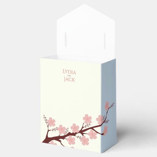 Cherry Blossom Hochzeit Geschenkschachtel (Geöffnet)