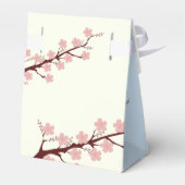 Cherry Blossom Hochzeit Geschenkschachtel (Rückseite)