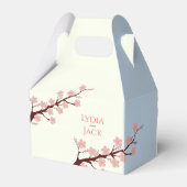 Cherry Blossom Hochzeit Geschenkschachtel (Rückseite)