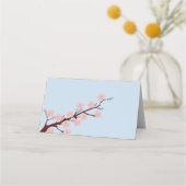 Cherry Blossom Hochzeit Platzkarte (Rückseite)