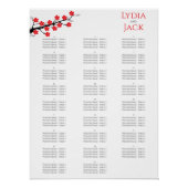 Cherry Blossom Hochzeit Poster (Vorderseite)