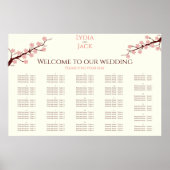 Cherry Blossom Hochzeit Poster (Vorne)