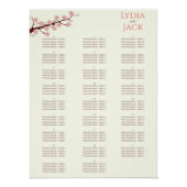 Cherry Blossom Hochzeit Poster (Vorderseite)