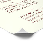 Cherry Blossom Hochzeit Poster (Ecke)