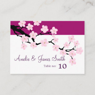 Cherry Blossom Hochzeitsplatzkarten Platzkarte