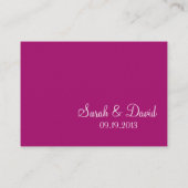 Cherry Blossom | Hochzeitsplatzkarten Platzkarte (Rückseite)