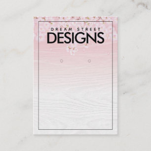 Cherry Blossom Holzohrensichtkarte Visitenkarte