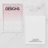 Cherry Blossom Holzohrensichtkarte Visitenkarte (Vorne/Hinten)