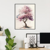 Cherry Blossom im Speicher Poster (Heimbüro)