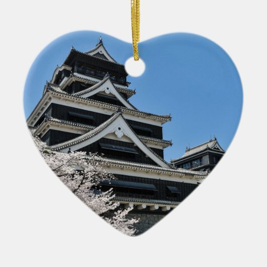 Cherry Blossom in Japan Keramik Ornament (Vorne)