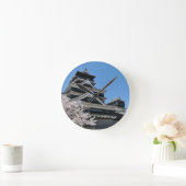 Cherry Blossom in Japan Runde Wanduhr (Zuhause)