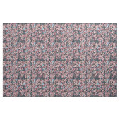 Cherry blossom in pink and blue stoff (Yard (91,4 cm))