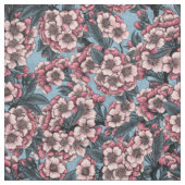 Cherry blossom in pink and blue stoff (Muster)