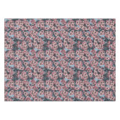 Cherry blossom in pink and blue tischdecke (Vorderseite (Horizontal))