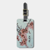 Cherry Blossom iPhone Case - Eleganter Blumenfrühl Gepäckanhänger (Vorderseite vertikal)