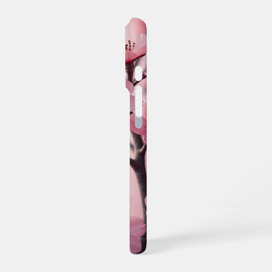 Cherry Blossom IPhone Fall iPhone Hülle (Linke Seite)