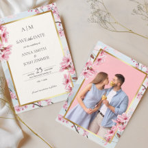 Cherry Blossom Japan Elegantes Blush Gold Foto