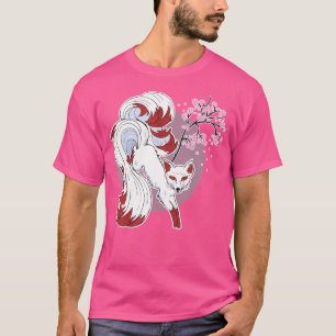 Cherry Blossom Japanese Nine Tegelfox T-Shirt